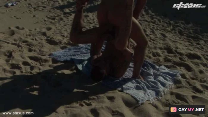 Two Horny Lads Catch Some Rays But End Up Sucking & Riding Cock As They Do So (HD 720p)