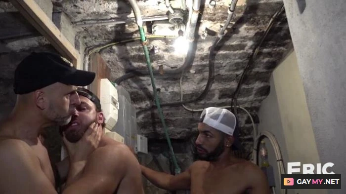 Logan gets plowed by Tahar and Aldo (HD 720p)