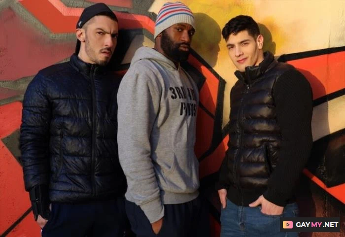 Bastian get filled by 2 dudes (HD 720p)