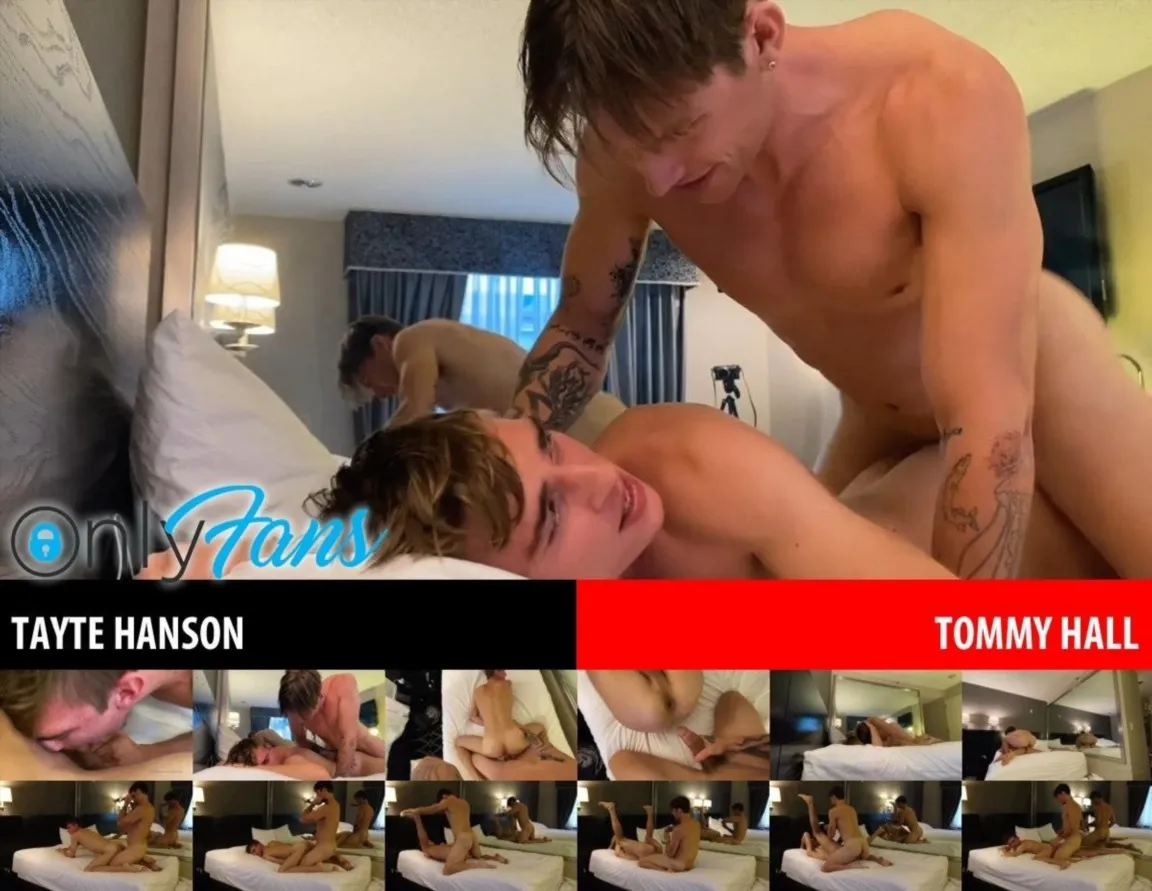 Tayte Hanson & Tommy Hall - Bareback Creampie in 3 Parts
