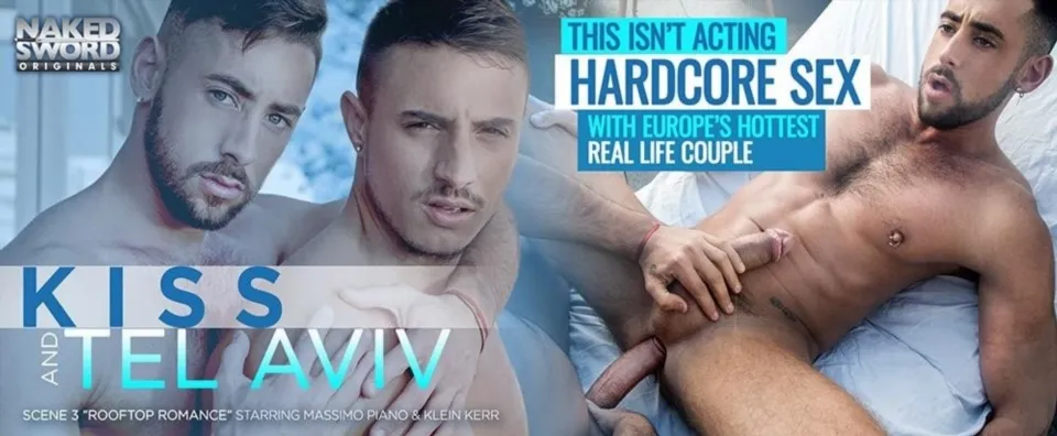 Kiss and Tel Aviv Part 3: Hung Uncut Muscle Studs Abroad