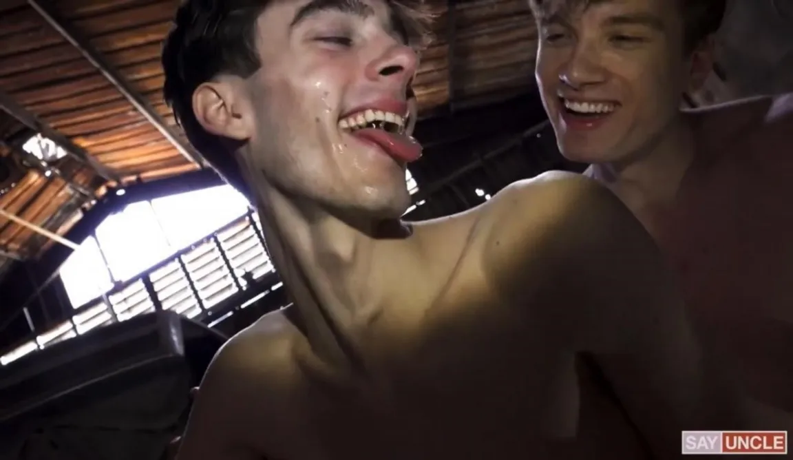 A Warehouse Tour Turns Into A Bareback Foursome