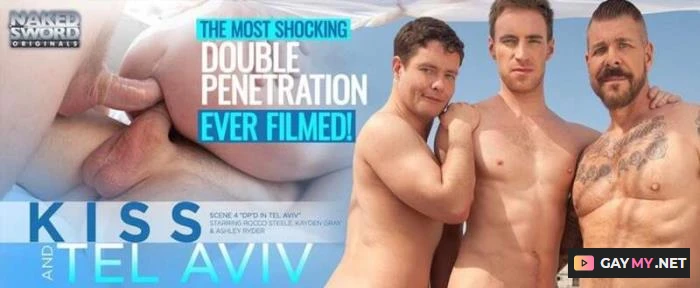 Kiss and Tel Aviv, Sc.4 (FullHD 1080p) Ashley Ryder, Kayden Gray, Rocco Steele